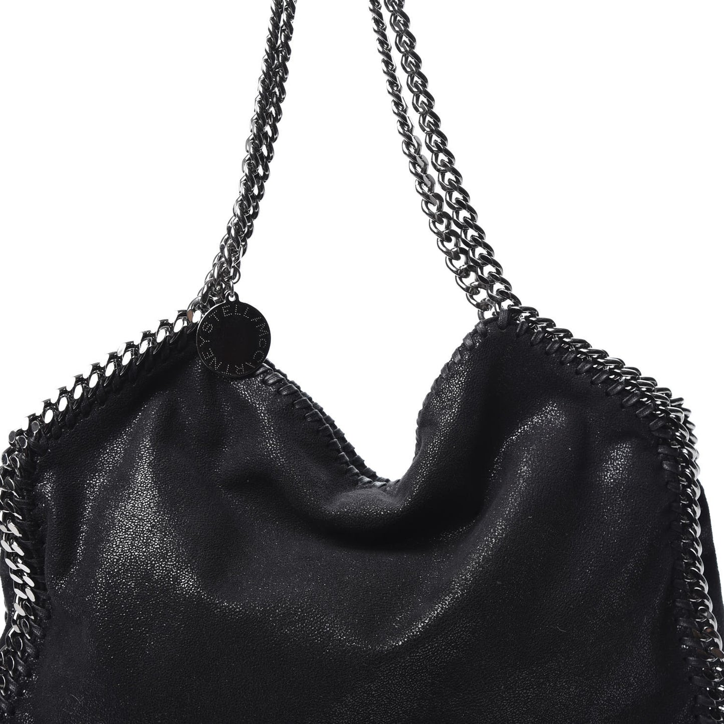 Shaggy Deer Small Falabella Tote Black