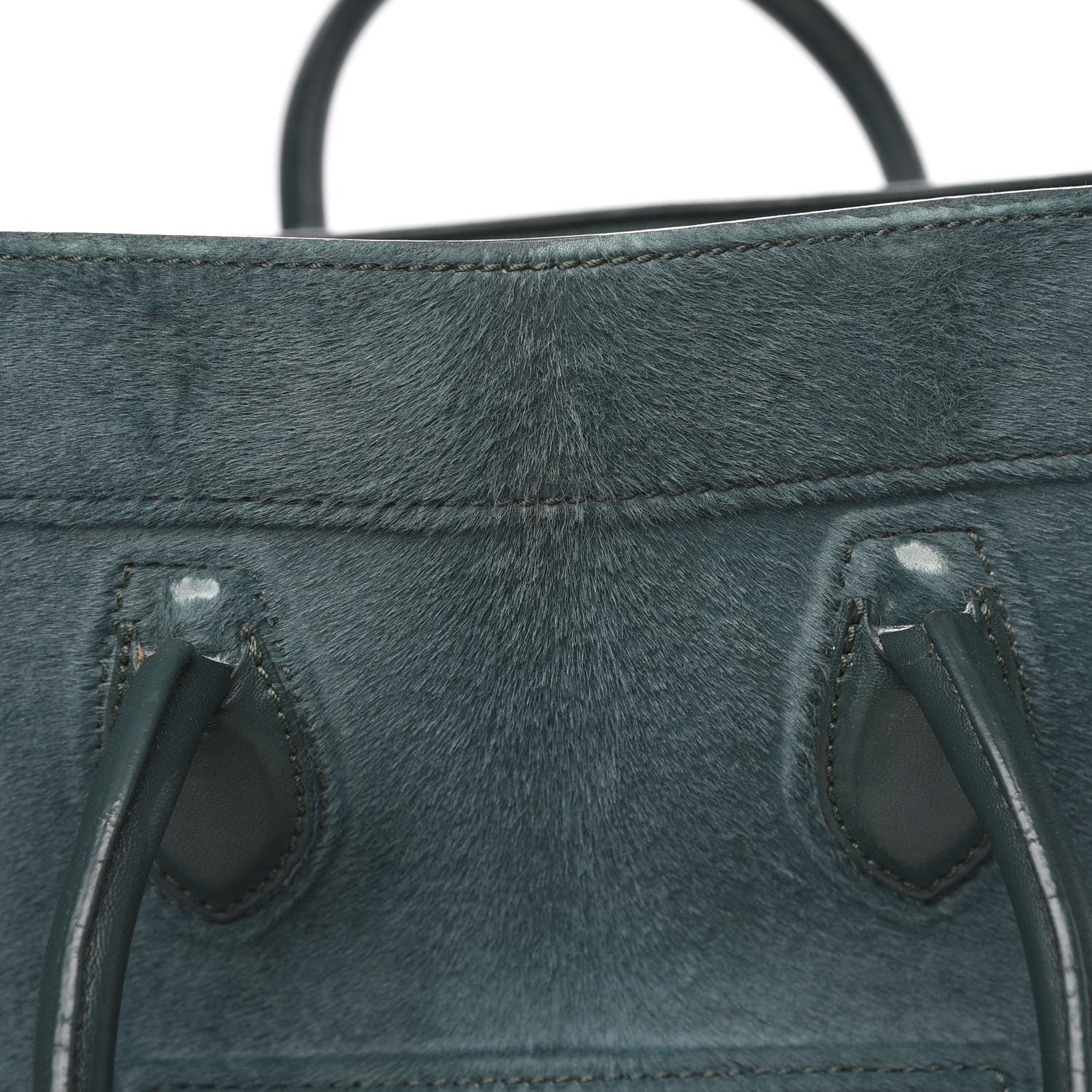 Celine Pony Hair Small Phantom Luggage Jade 17 of 24