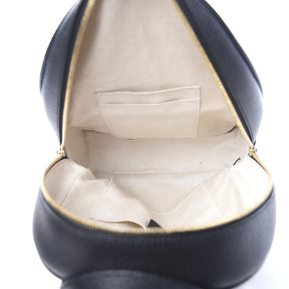 Gucci Pebbled Calfskin Soho Chain Backpack Black 4 of 9
