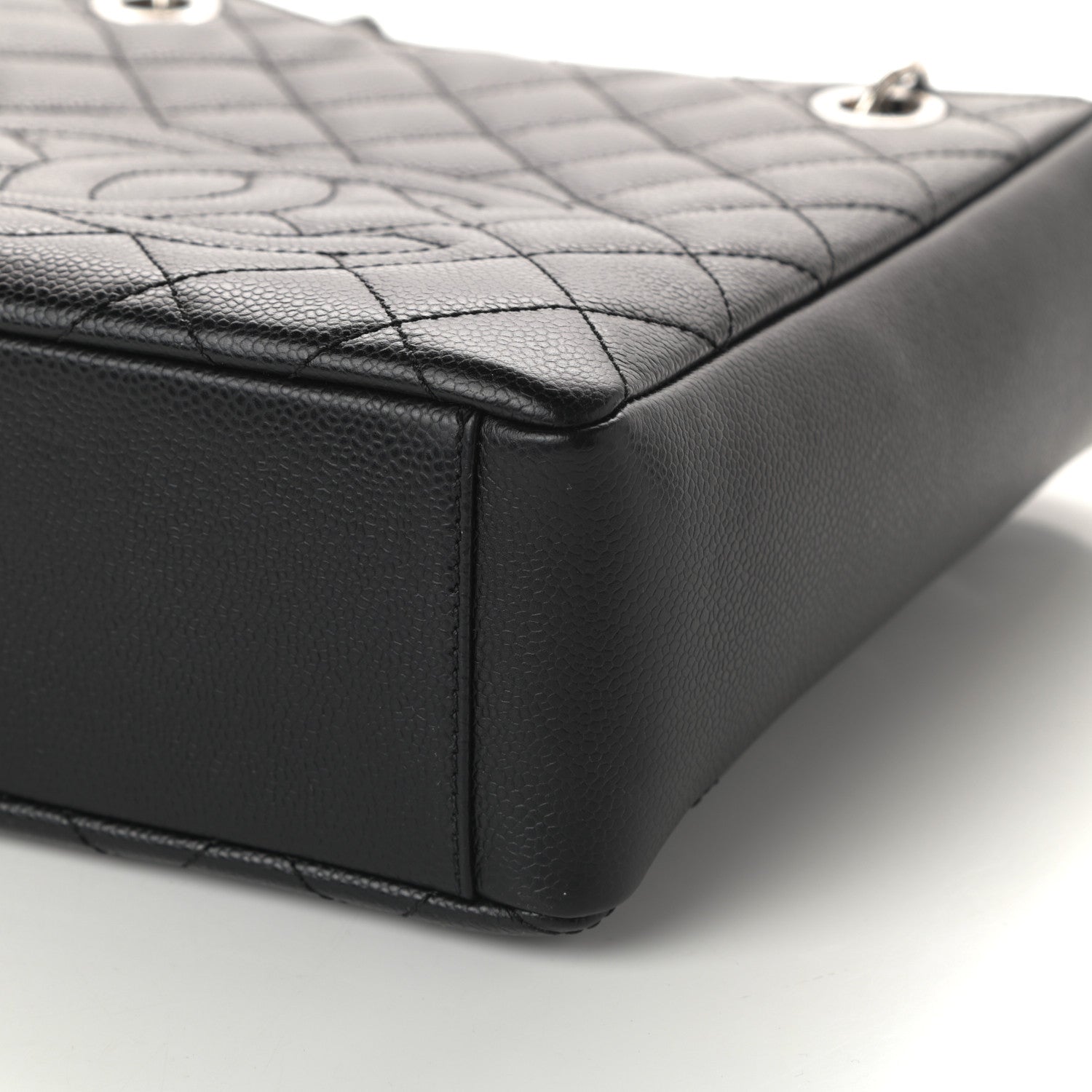 Chanel Caviar Quilted Petit Shopping Tote PST Black 10 of 10