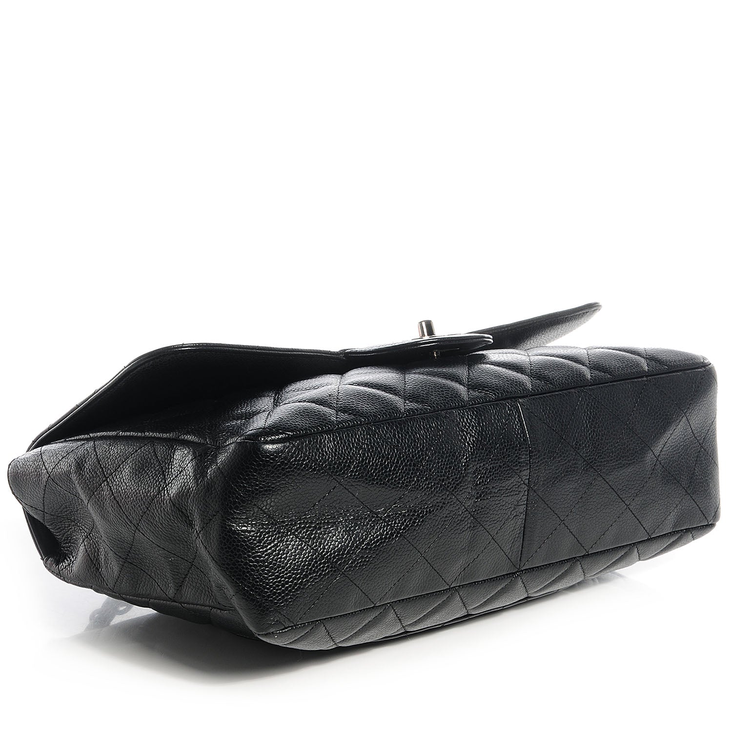 Chanel Caviar Jumbo Single Flap Black 4 of 8