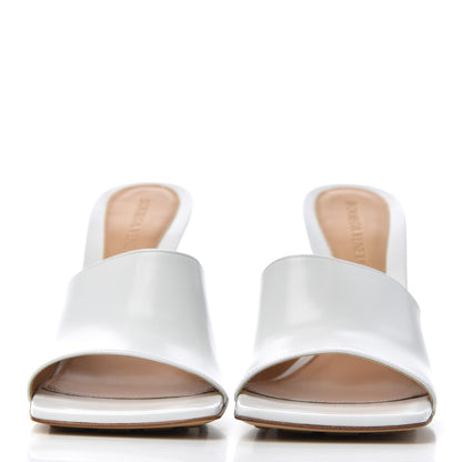 Bottega Veneta Lambskin Stretch Mule Sandals 38 Optic White 2 of 15