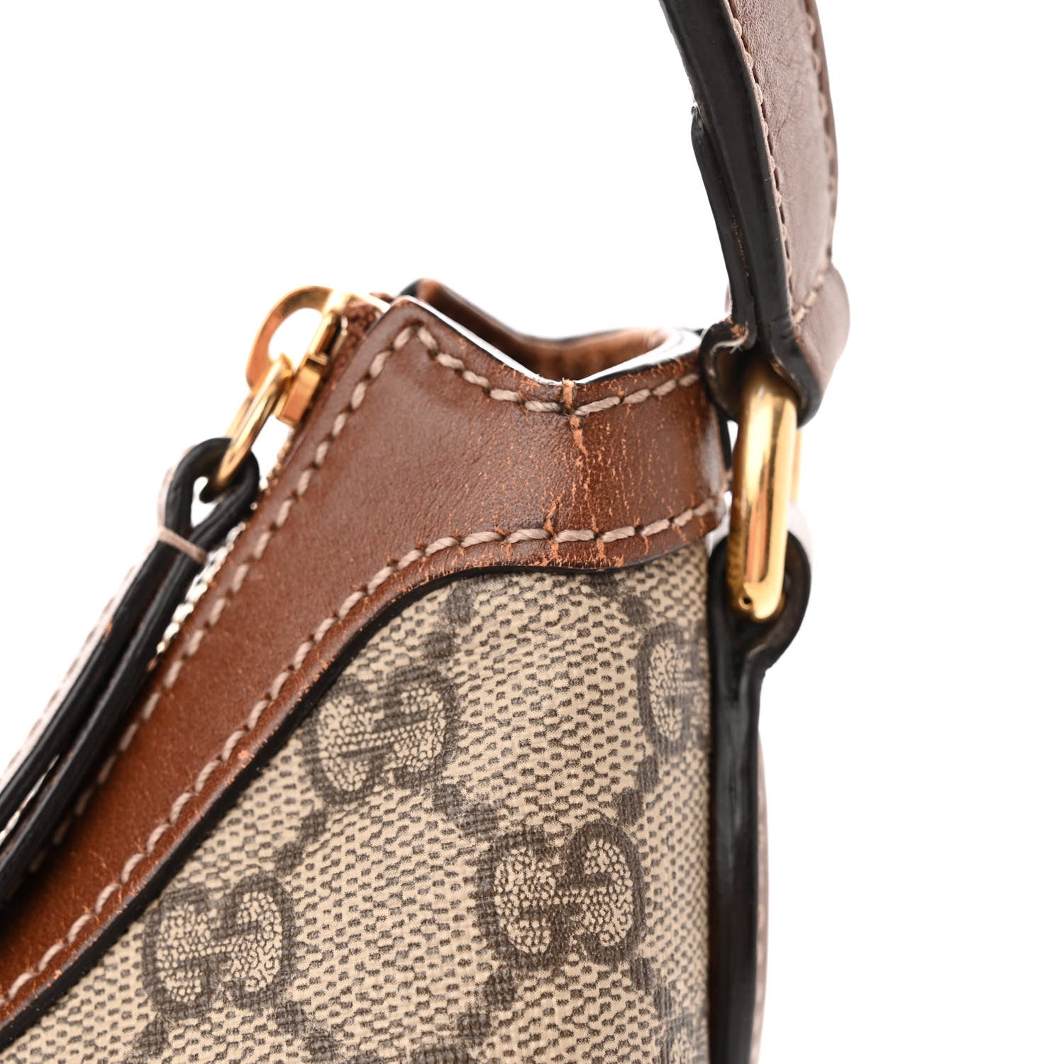Gucci GG Supreme Monogram Linea A Hobo Brown 15 of 15
