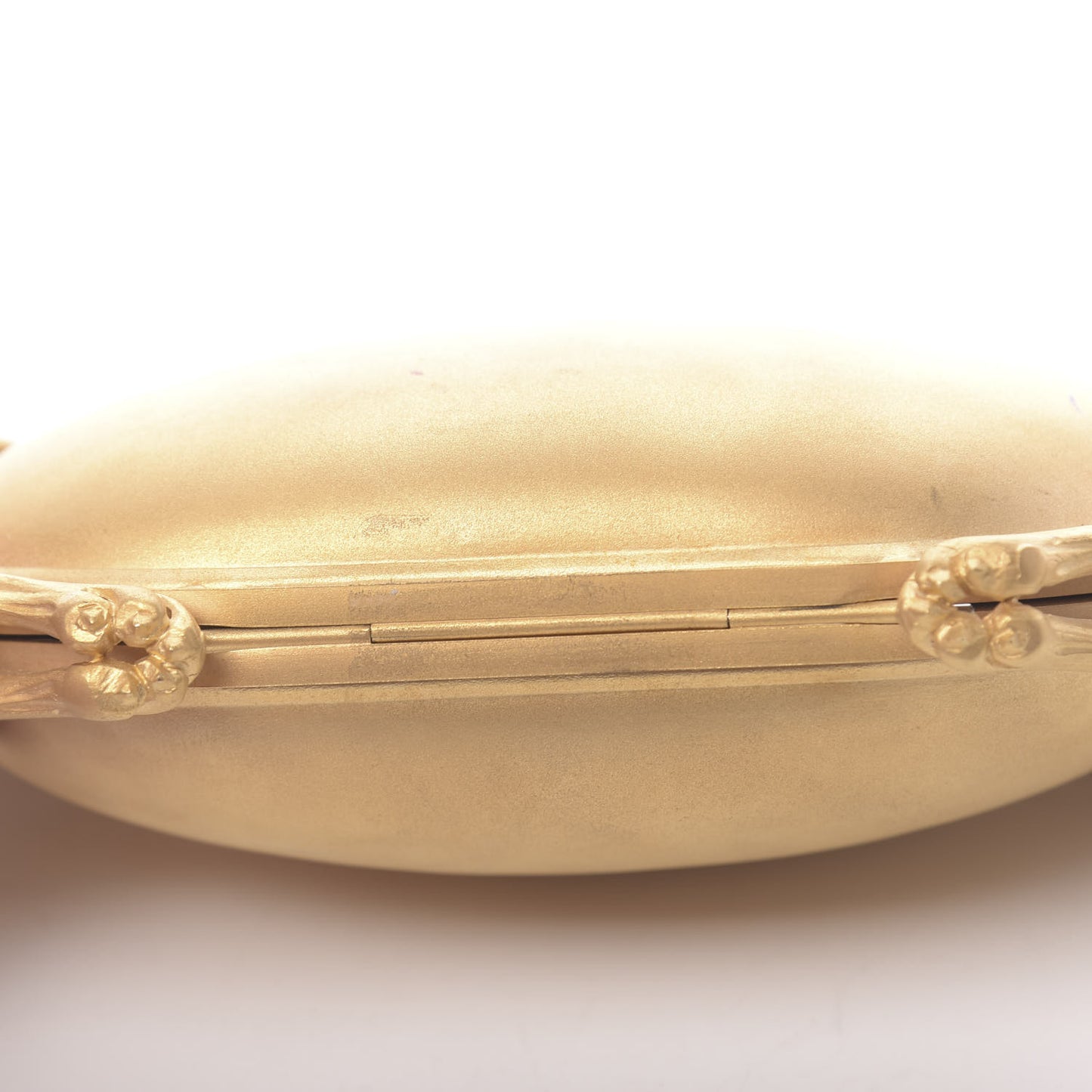 Metal Gryphon Clutch Gold