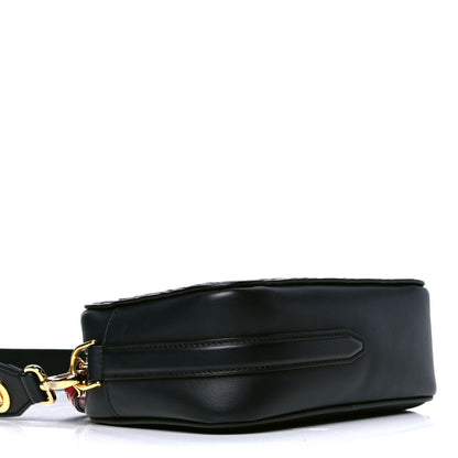 Fendi Vitello Century F is Fendi Bi-Color FF 1974 Embossed Camera Case Maya Black 3 of 4