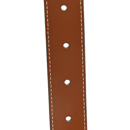 Celine Natural Calfskin Medium 25mm Triomphe Belt 70 28 Tan 5 of 5