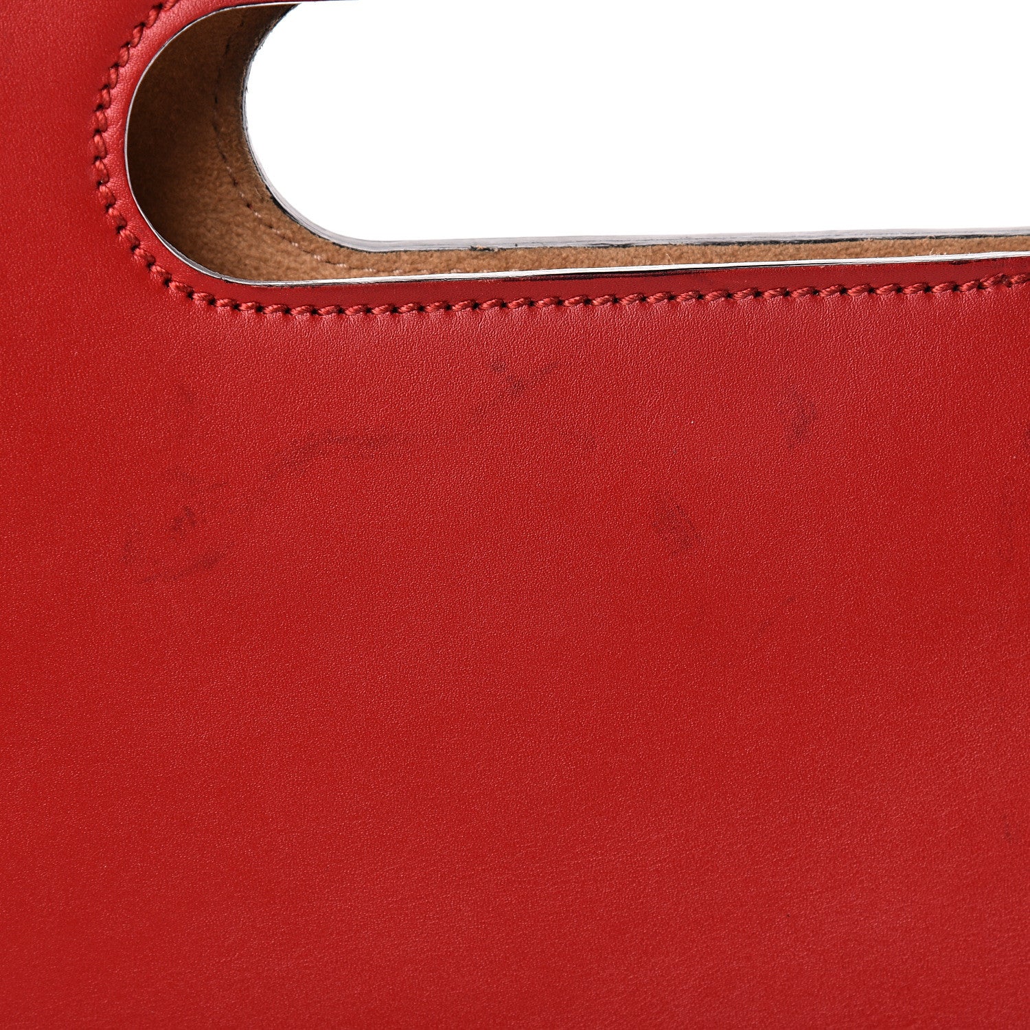 Gucci Calfskin Embossed Medium XL Tote Red 13 of 15