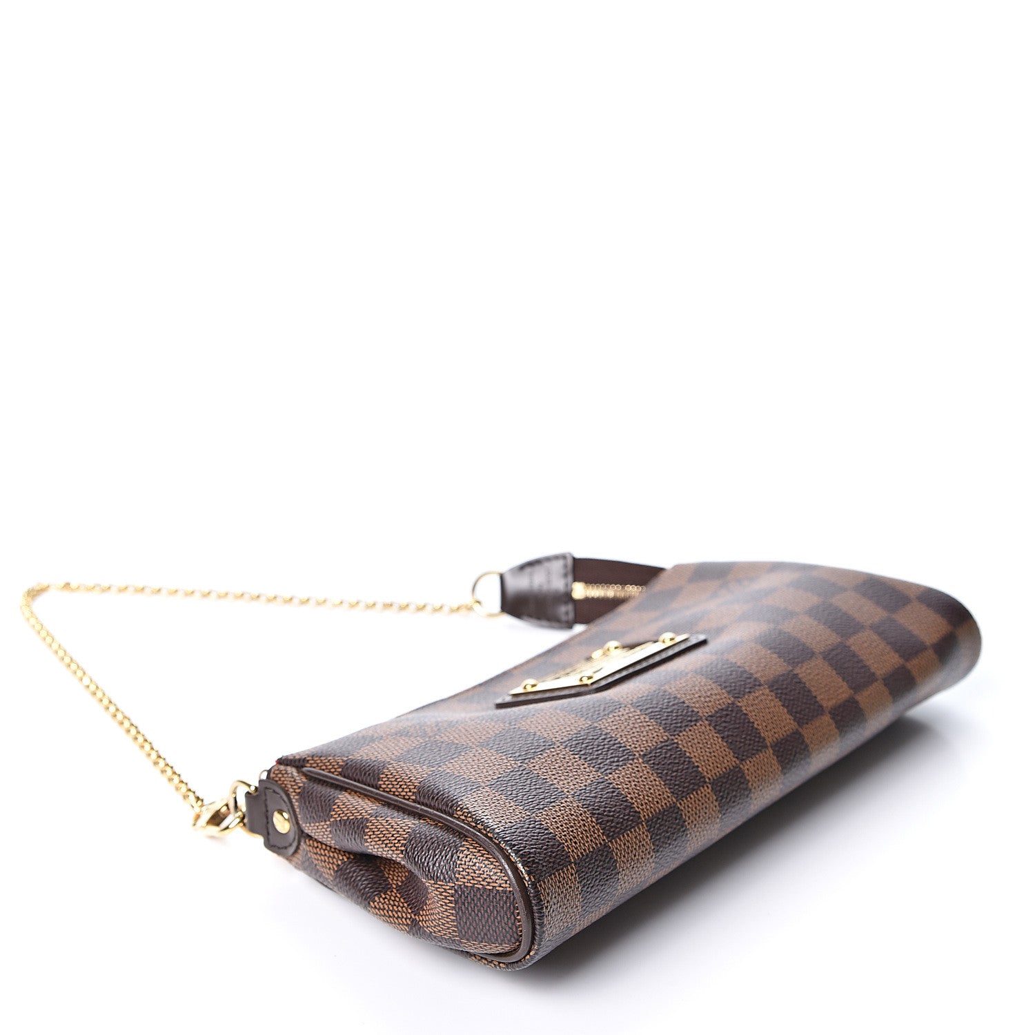 Louis Vuitton Damier Ebene Eva Clutch 3 of 9