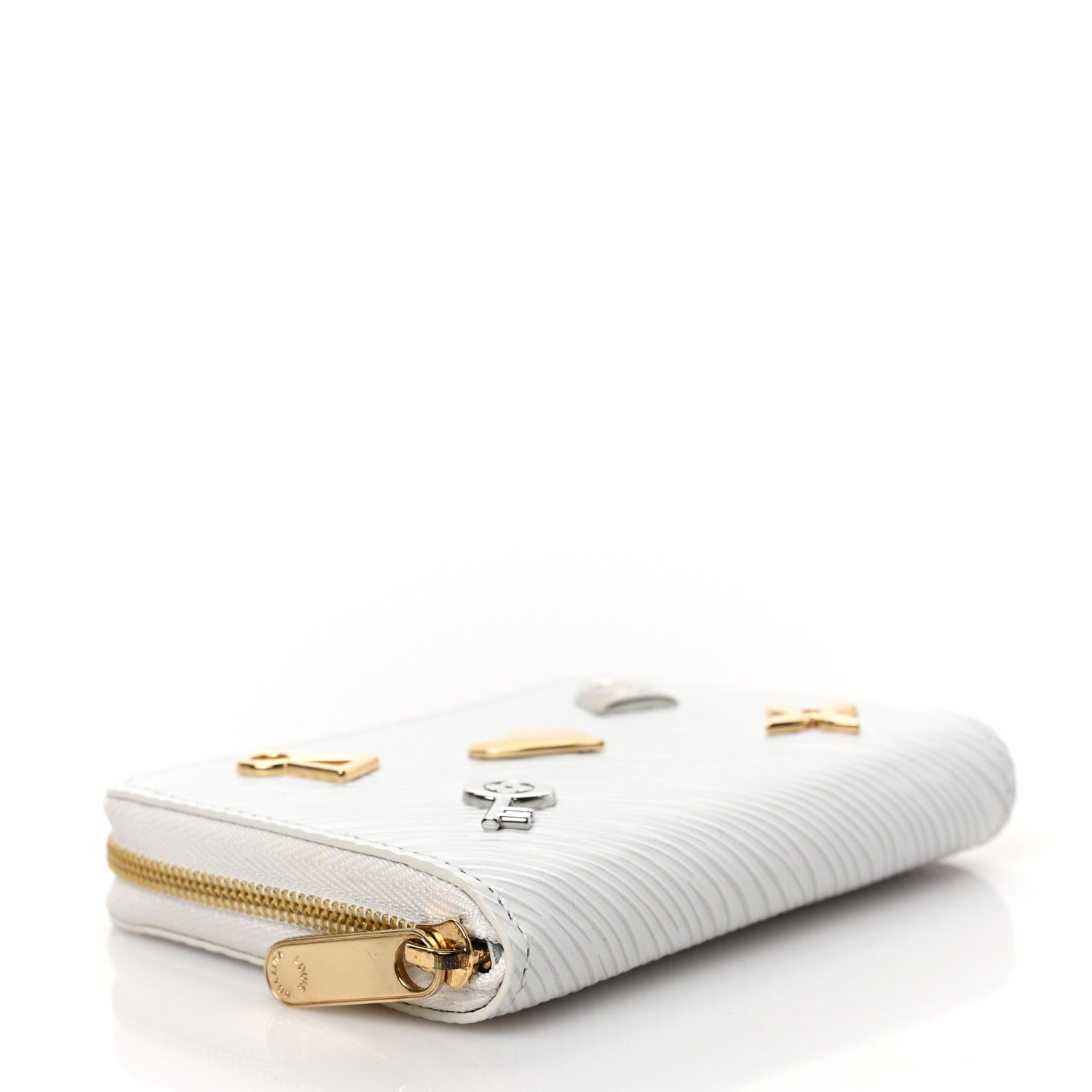 Louis Vuitton Epi Love Lock Zippy Coin Purse White 4 of 6