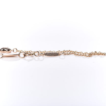 Tiffany 18K Rose Gold Diamond Elsa Peretti Diamonds by the Yard Heart Bracelet 4 of 7