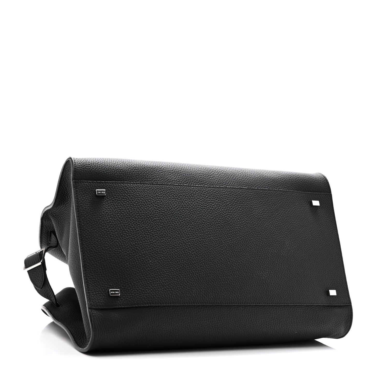 Matte Grained Calfskin Soft Margaux 15 Black