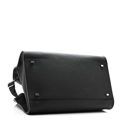The Row Matte Grained Calfskin Soft Margaux 15 Black 4 of 9