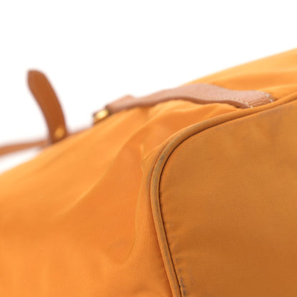 Prada Tessuto Nylon Soft Calf Tote Yellow 12 of 16