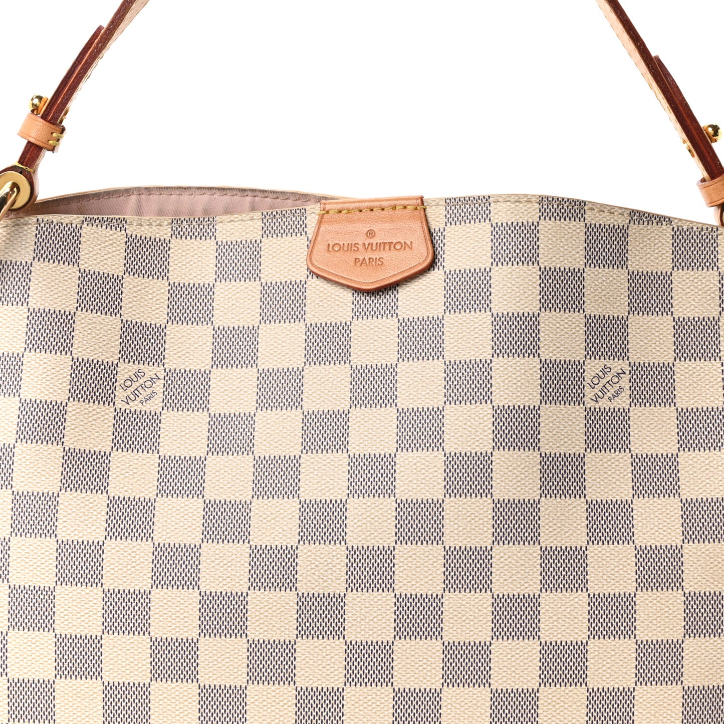 Damier Azur Graceful PM Rose Ballerine