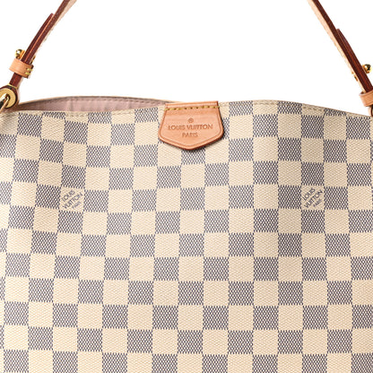 Louis Vuitton Damier Azur Graceful PM Rose Ballerine 8 of 11