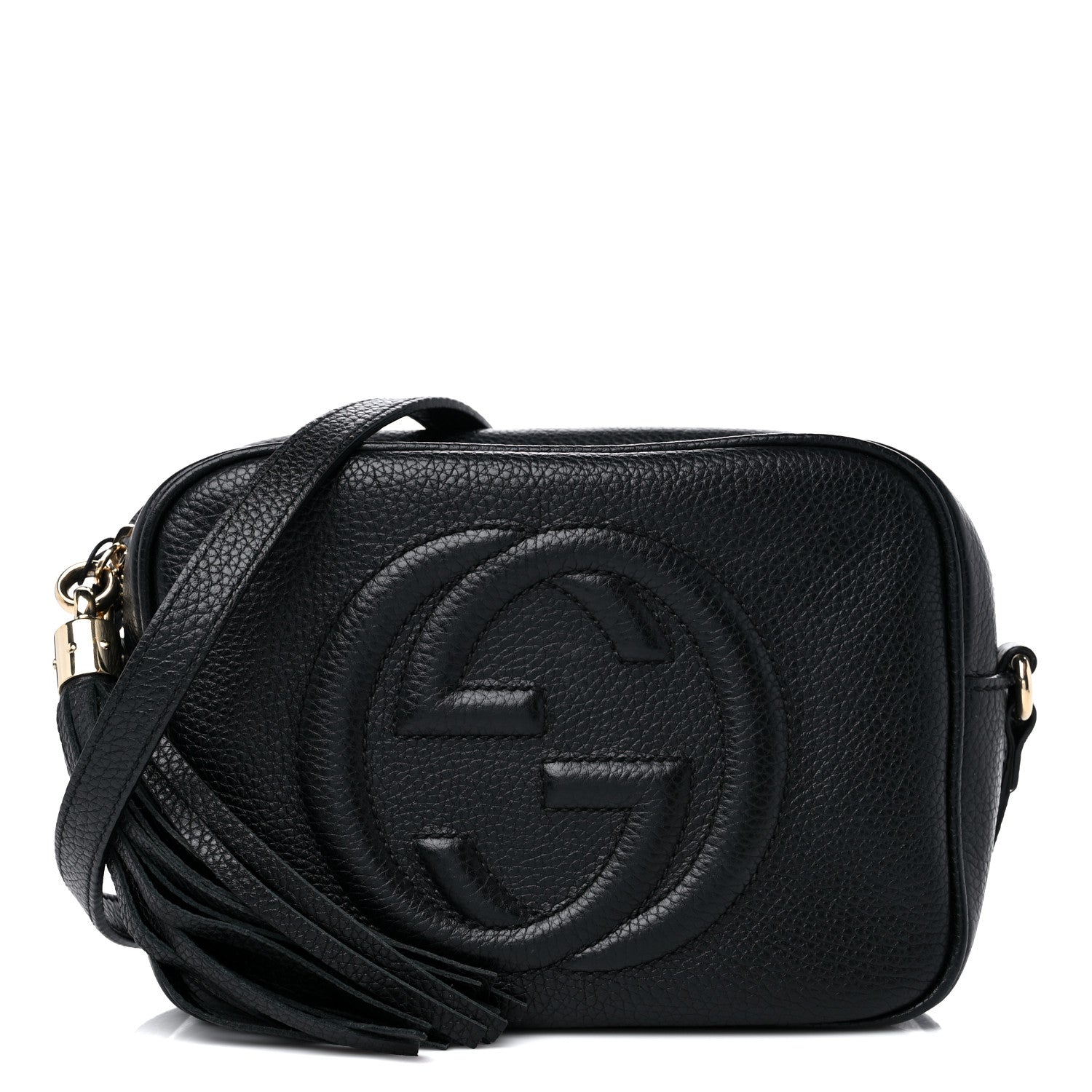 Gucci Pebbled Calfskin Small Soho Disco Bag Black 1 of 13