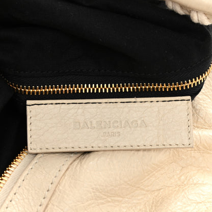 Balenciaga Agneau Giant 12 Gold Hardware Zip Traveler Backpack Blanc Creme Light Craie 5 of 10