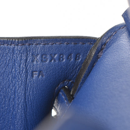 Hermes Swift Birkin 25 Bleu Saphir 10 of 38