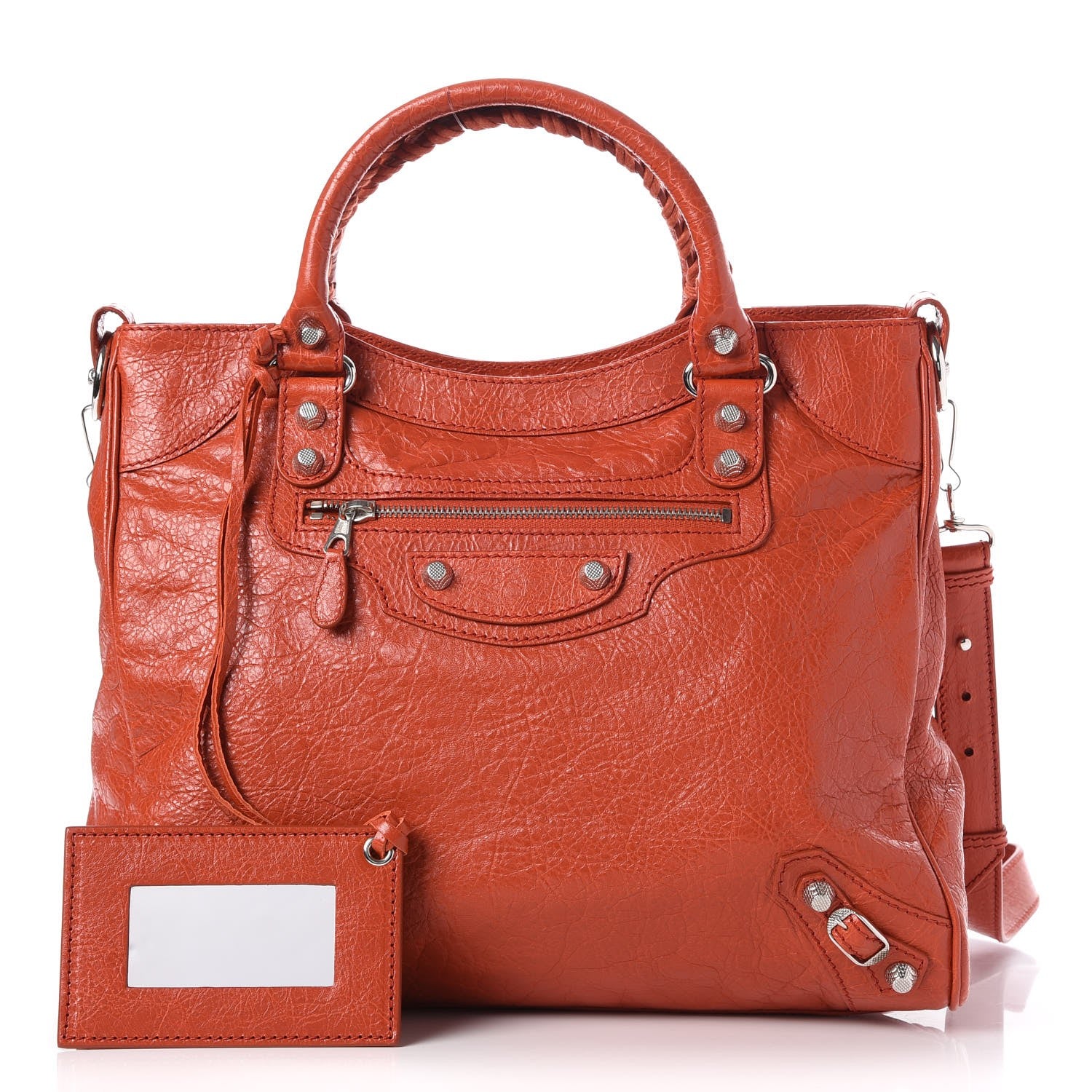 Balenciaga Agneau Giant 12 Silver Hardware Velo Rouge Ambre 1 of 9