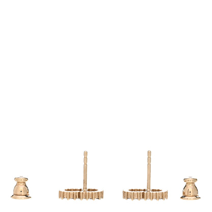 Christian Dior Crystal Clair D Lune Earrings Gold 3 of 3