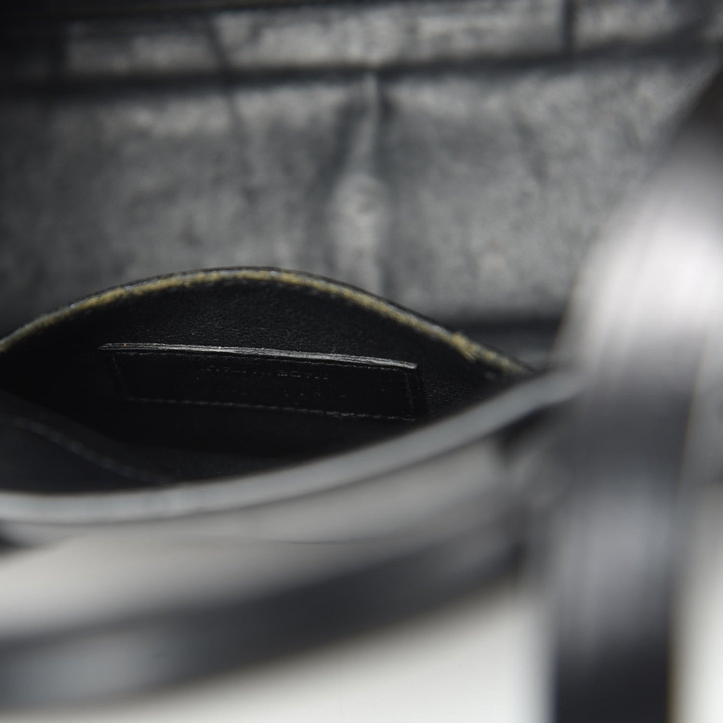 Calfskin Nano Sac de Jour Black