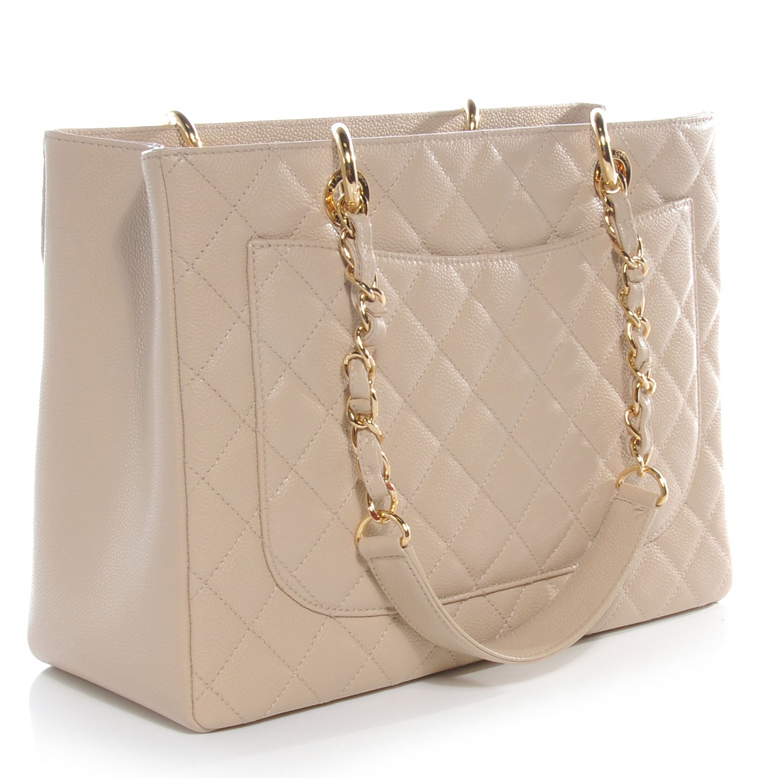 Chanel Caviar Grand Shopping Tote GST Beige Clair 3 of 7