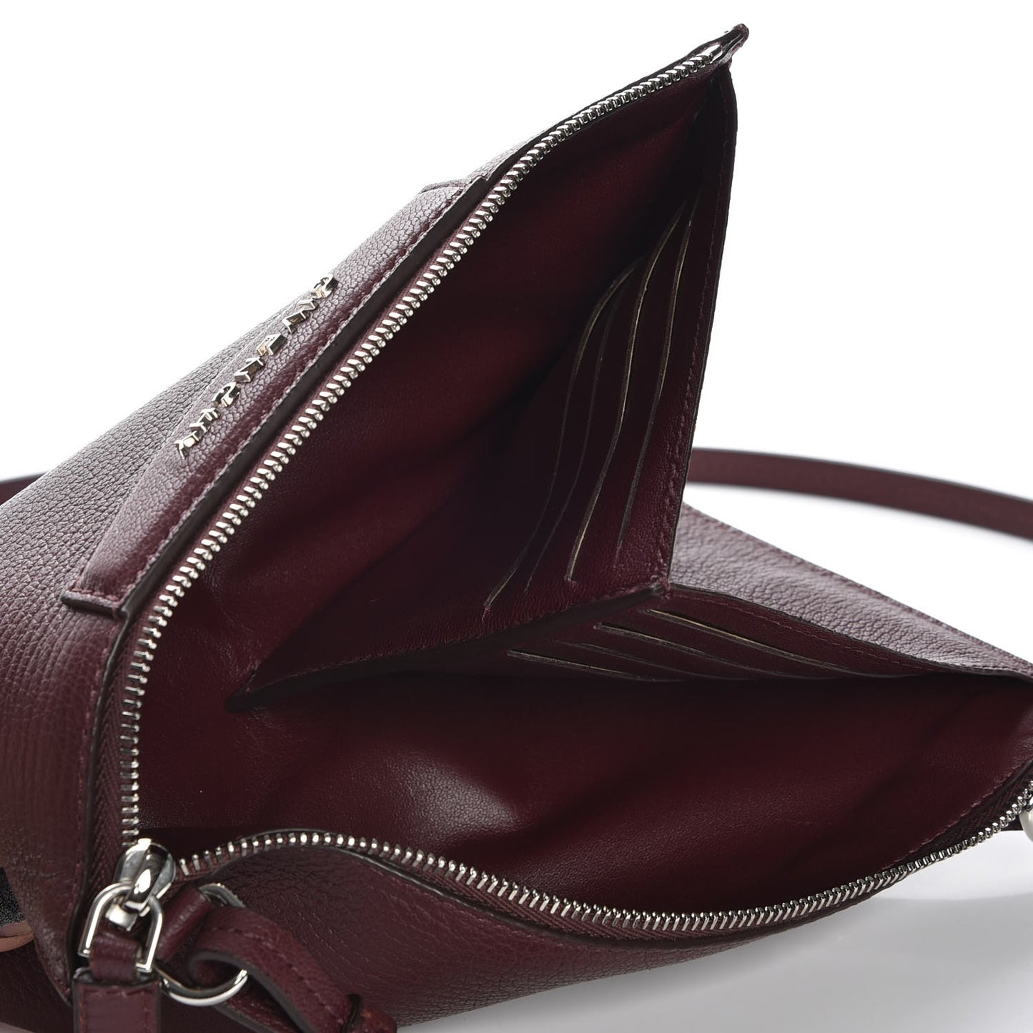 Grained Goatskin Antigona Crossbody Oxblood