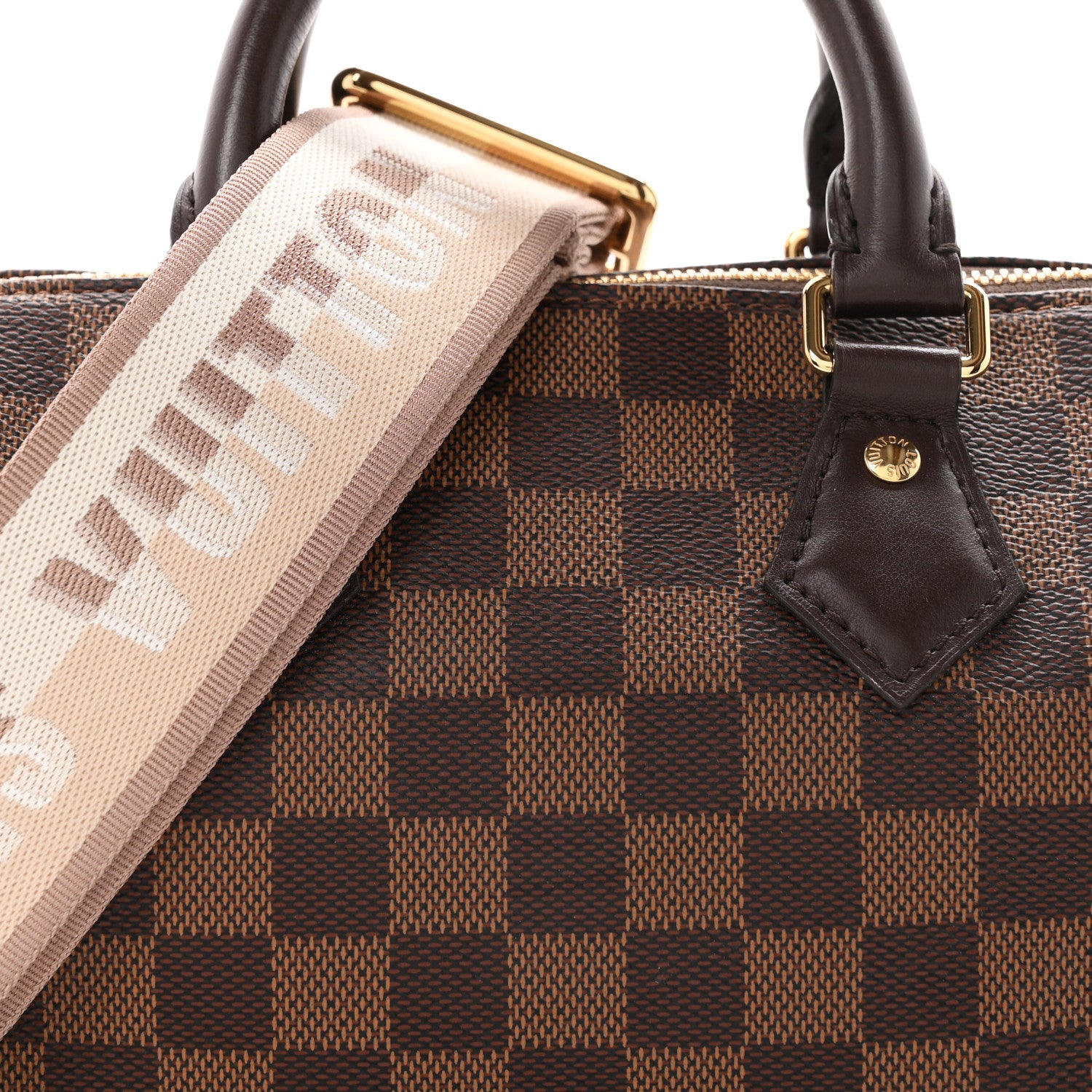 Louis Vuitton Damier Ebene Speedy Bandouliere 20 7 of 9