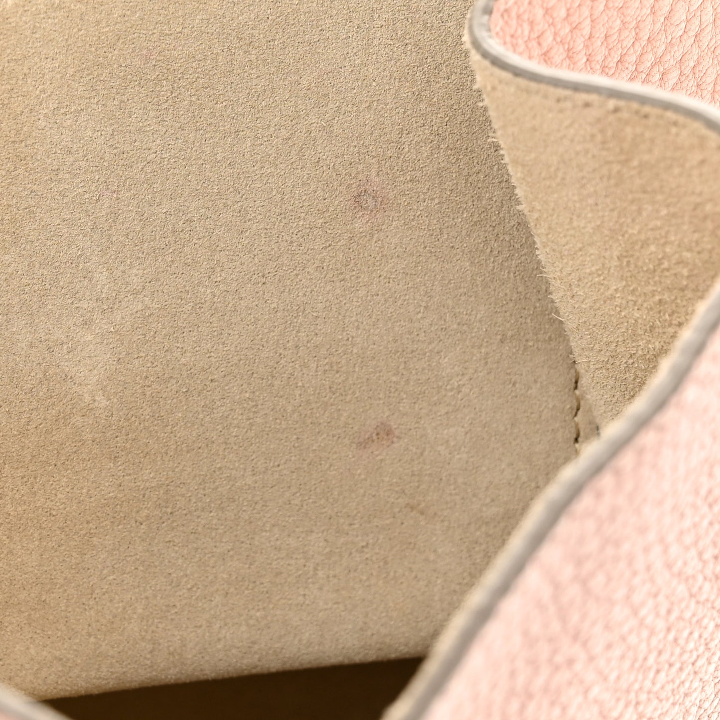 Grained Lambskin Drew Shoulder Bag Cement Pink