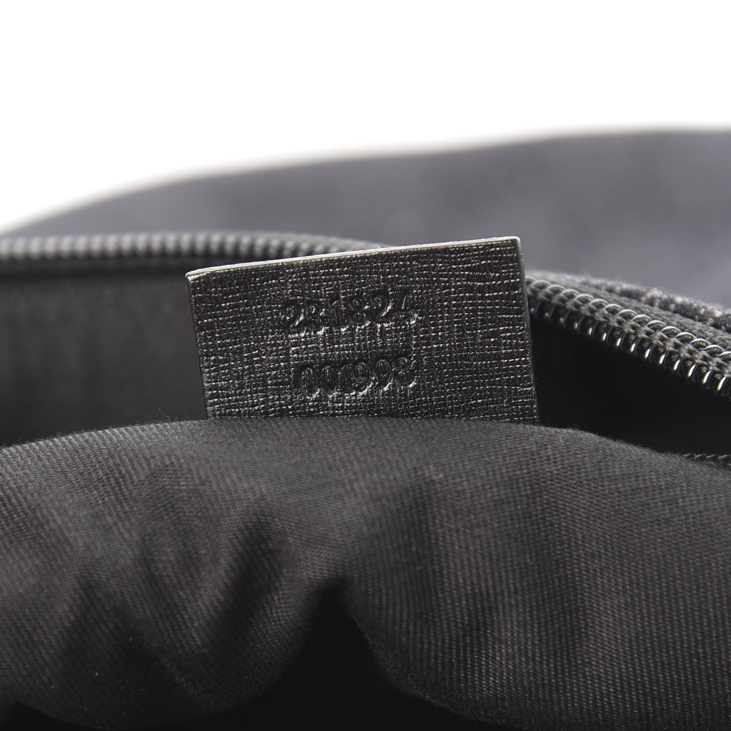 Denim Monogram Half Moon Hobo Black