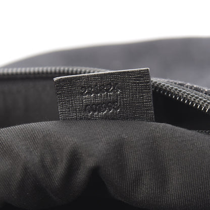 Gucci Denim Monogram Half Moon Hobo Black 6 of 9