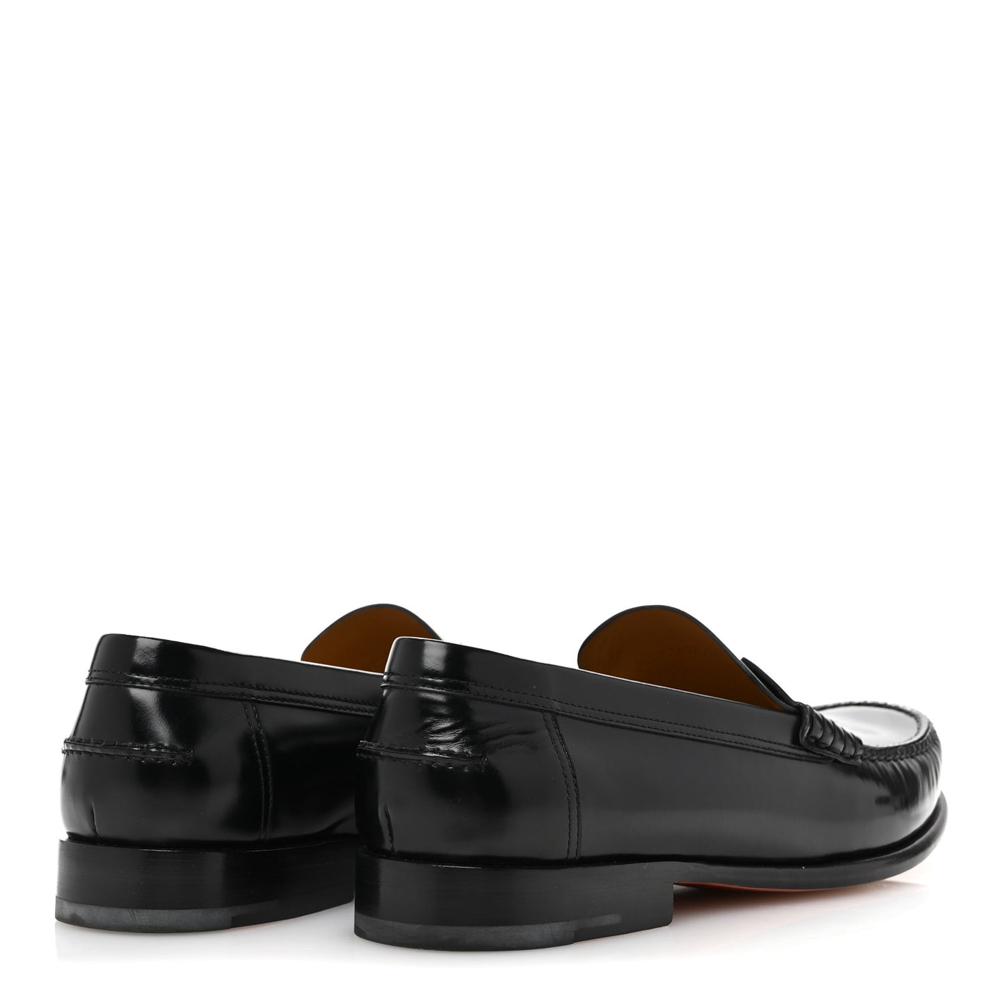 Calfskin Mens Kennedy Loafers 43 Black