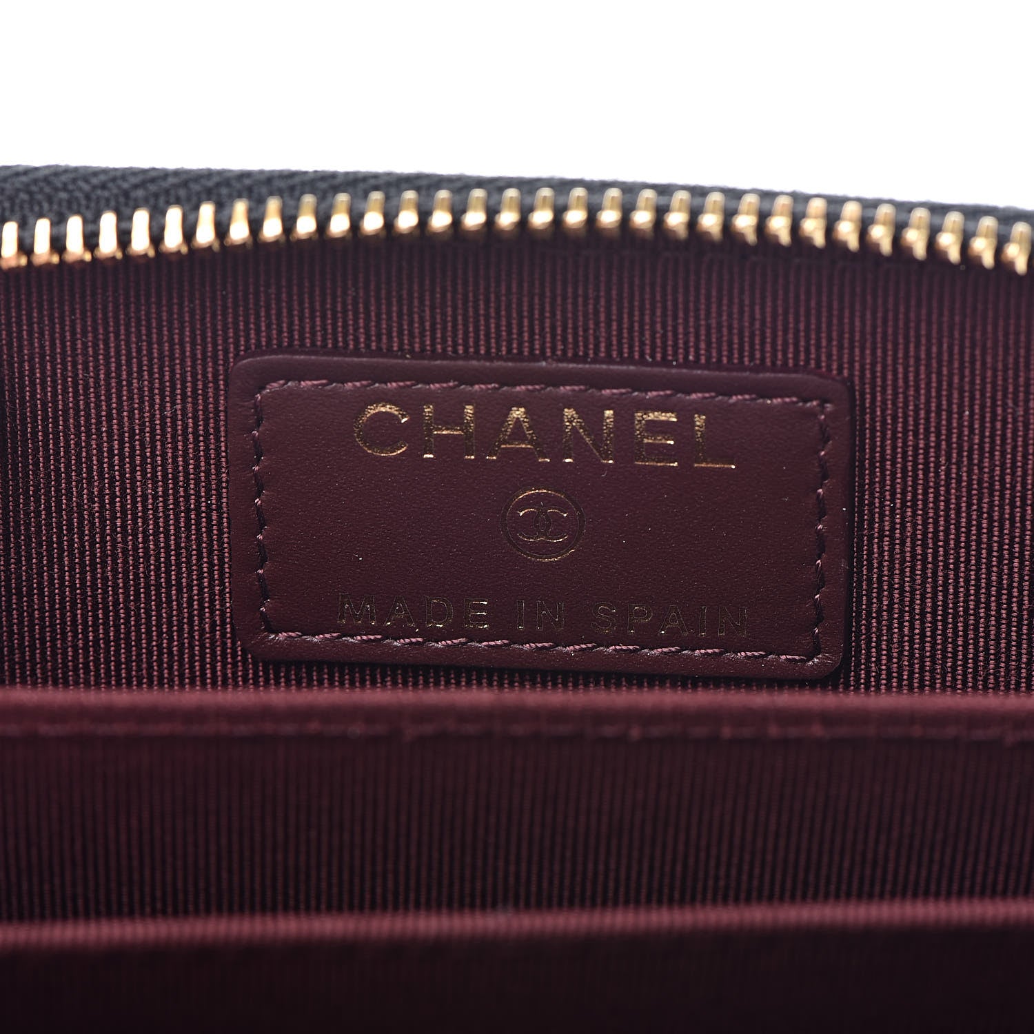 Chanel Caviar Quilted Zip Coin Purse Black 6 of 9