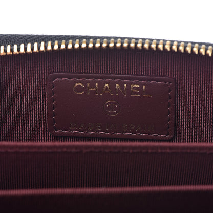Chanel Caviar Quilted Zip Coin Purse Black 6 of 9