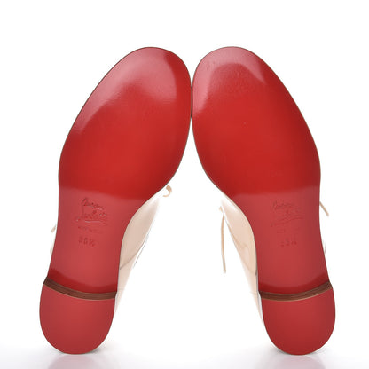 Christian Louboutin Patent Fred Oxfords 36.5 Bone 5 of 9