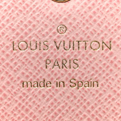 Louis Vuitton Damier Azur Rosalie Coin Purse Rose Ballerine 6 of 11