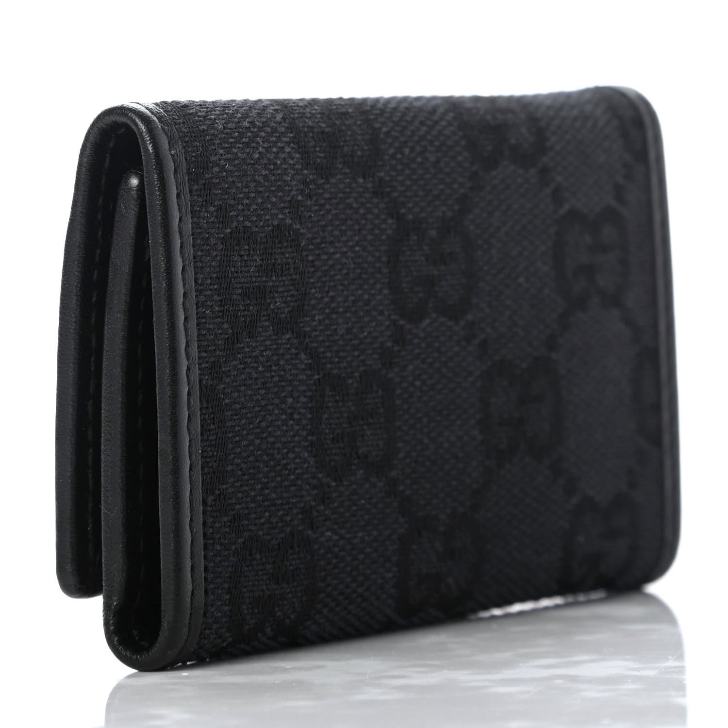 Gucci Monogram 6 Key Holder Case Black 3 of 5