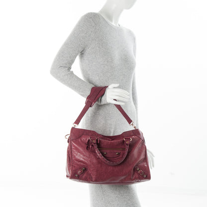 Balenciaga Agneau Giant 12 Rose Gold Hardware City Cassis 2 of 7