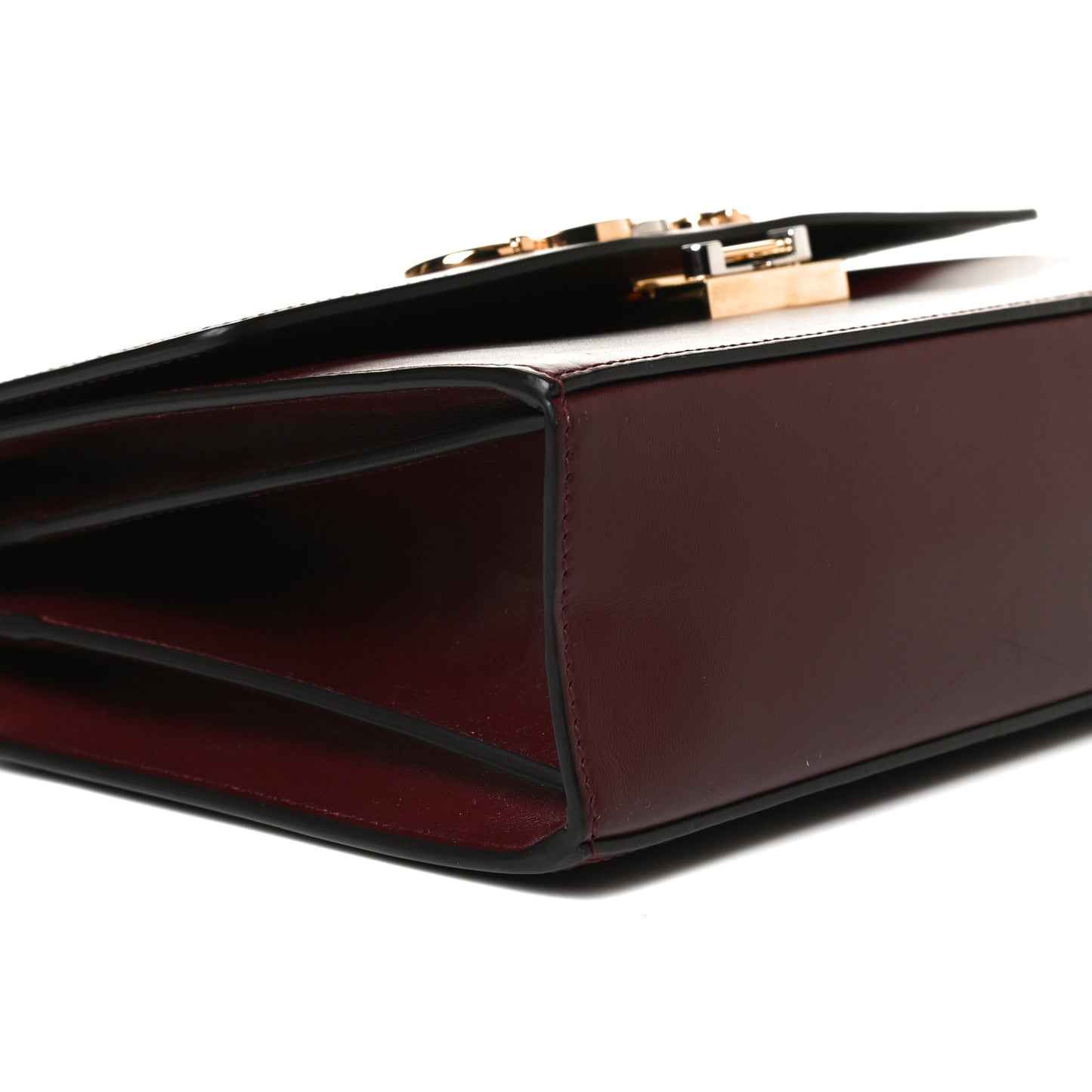 Smooth Calfskin Small Zumi Shoulder Bag Vintage Bordeaux