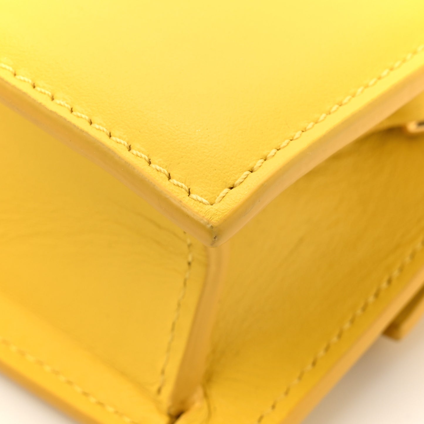 Smooth Calfskin Le Chiquito Long Yellow