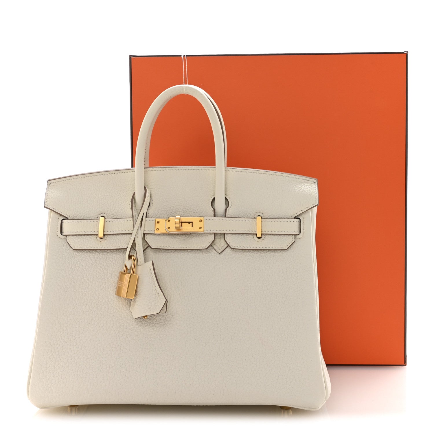 Hermes Togo Birkin 25 Craie 11 of 11
