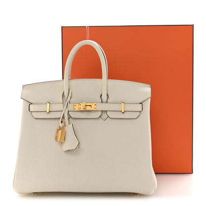 Hermes Togo Birkin 25 Craie 11 of 11
