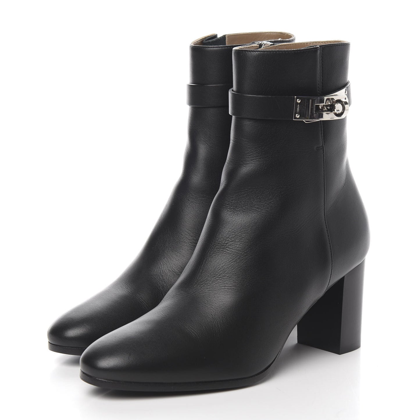 Calfskin Saint Germain Ankle Boots 36.5 Black