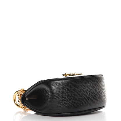 Chloe Textured Calfskin Lambskin Nano Drew Shoulder Bag Black 4 of 6