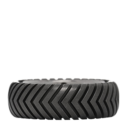 David Yurman Titanium 8mm Chevron Band Ring 63 10.5 3 of 4