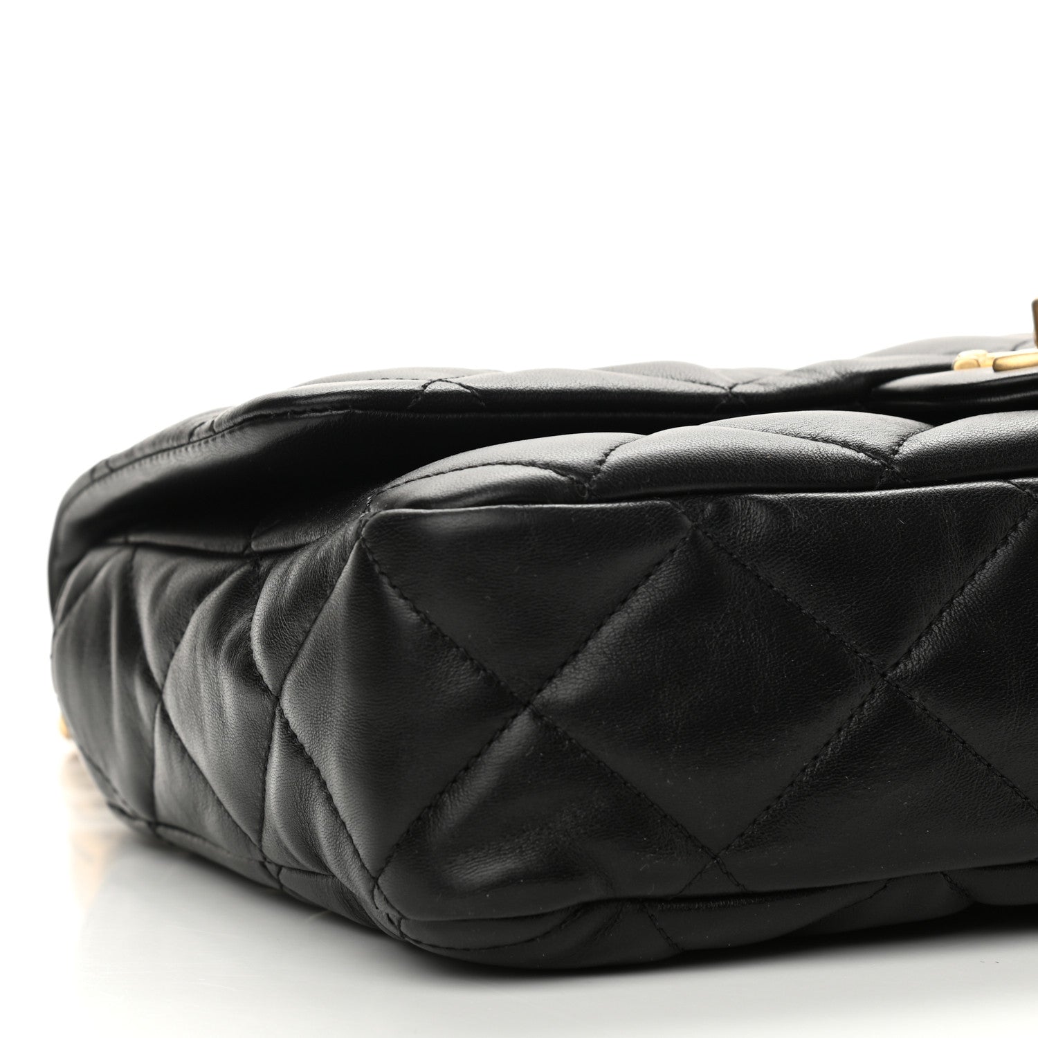 Chanel Lambskin Quilted Large CC Funky Town Flap Black 9 of 10