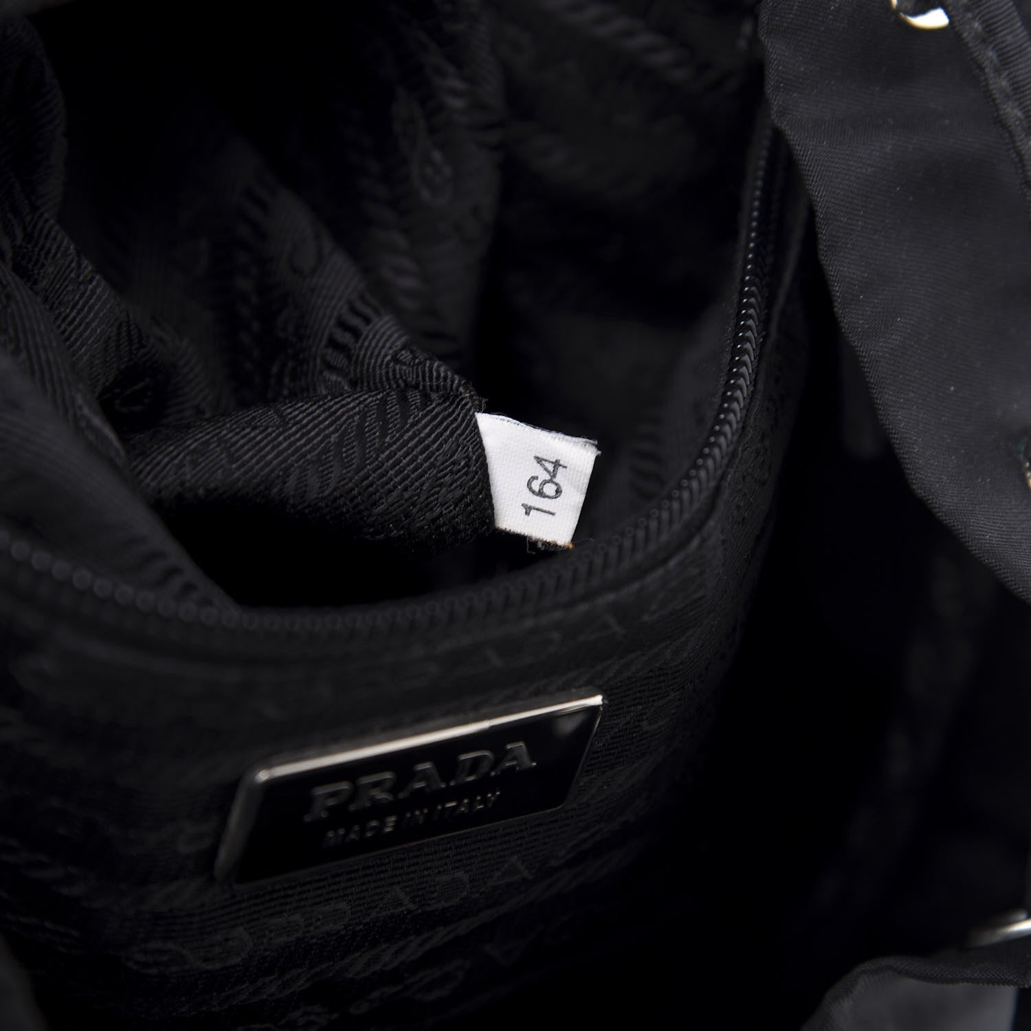 Prada Nylon Vela Medium Backpack Black 8 of 9