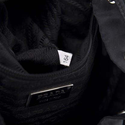 Prada Nylon Vela Medium Backpack Black 8 of 9