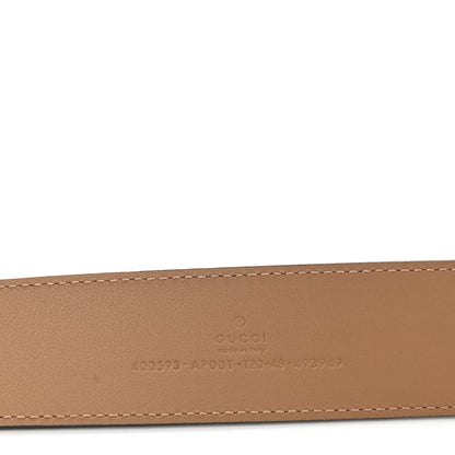 Gucci Calfskin Double G 40mm Belt 120 48 Tan 3 of 5