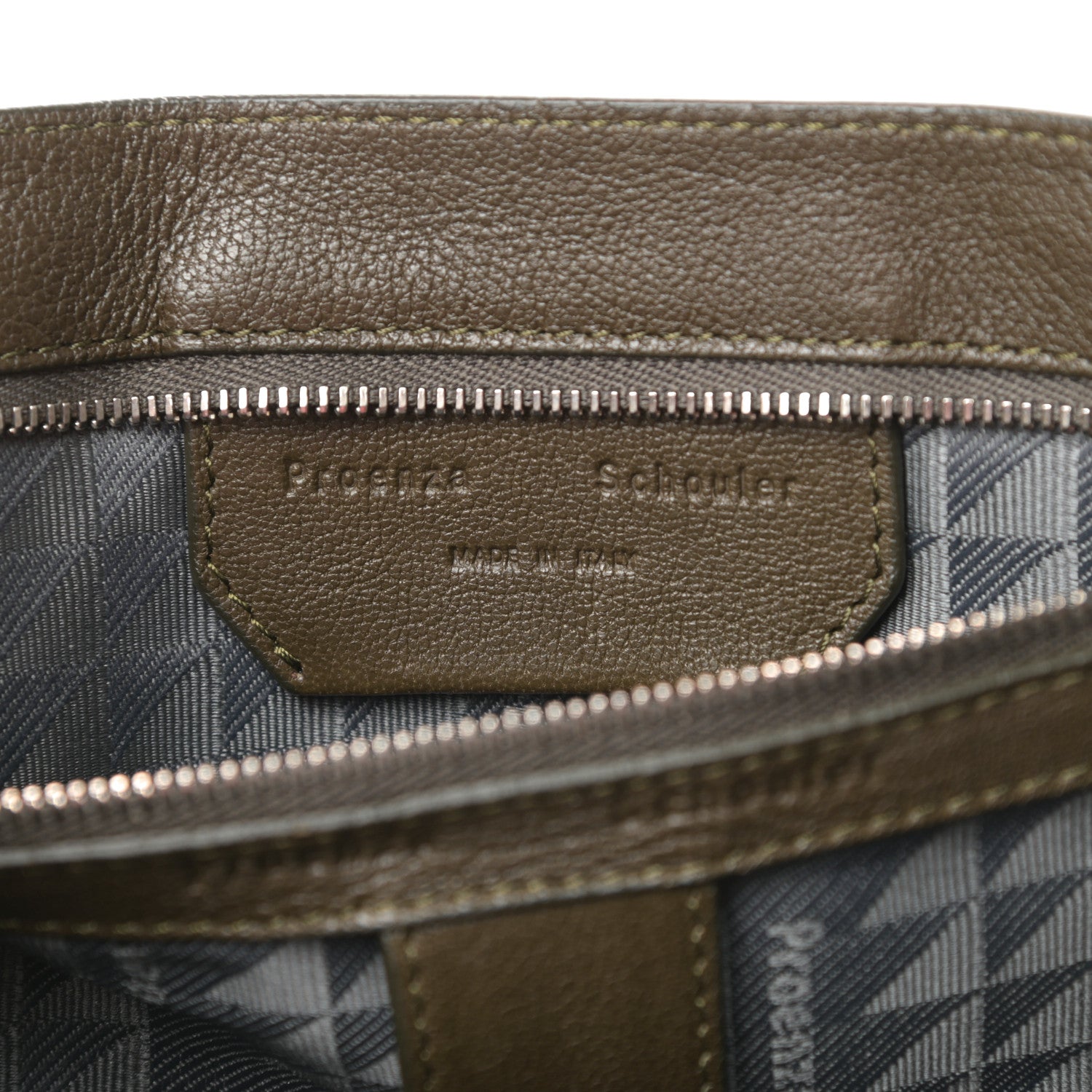 Proenza Schouler Lambskin Large PS1 Satchel Military 7 of 13
